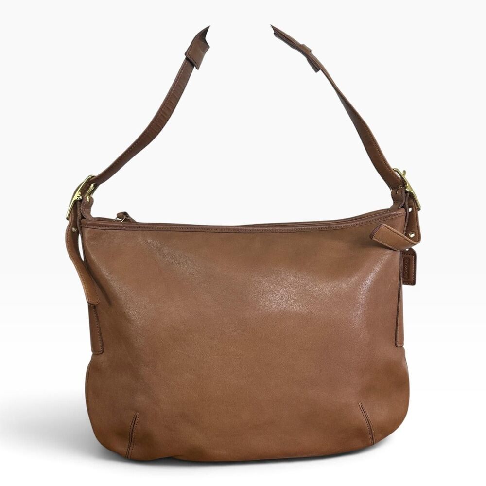 Vintage 2000 Coach Legacy East Hobo 9213 British Tan Leather Made in USA